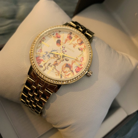 Vince Camuto floral face women’s Watch - Picture 1 of 10